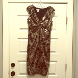 Maggy London Twist Front Cocktail Dress